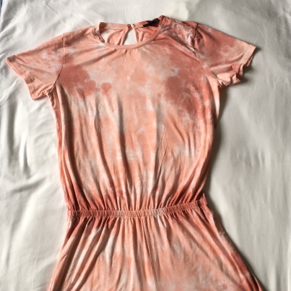 Tie Dye Pink Romper